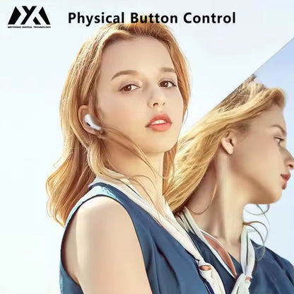 Pro2-Wireless Headphones with Noise Cancellation, In-Ear Type, Equipped with a Charging Case, High-Fidelity Stereo Sound.